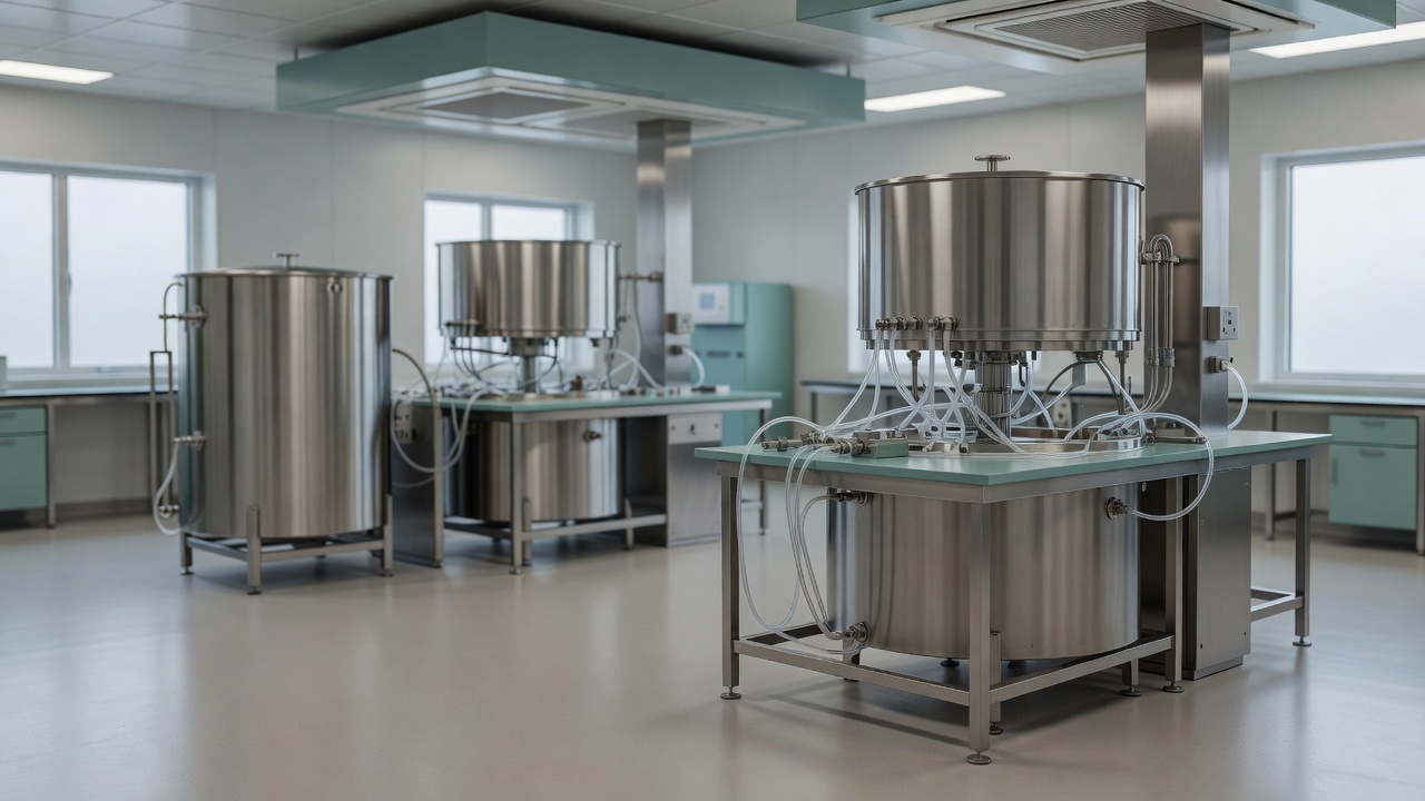 PPG compounding and solution preparation suite